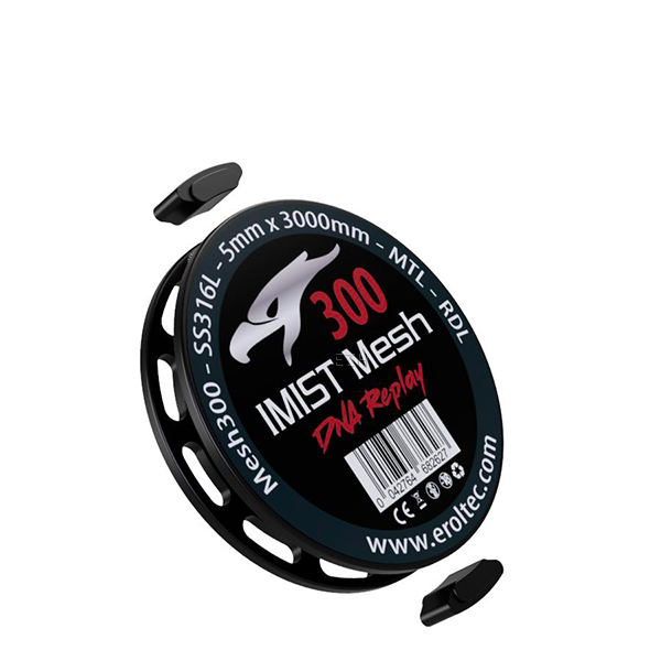 IMIST 3 Meter SS316L V4A Premium Mesh Wire 300 Wickeldraht - 5 mm