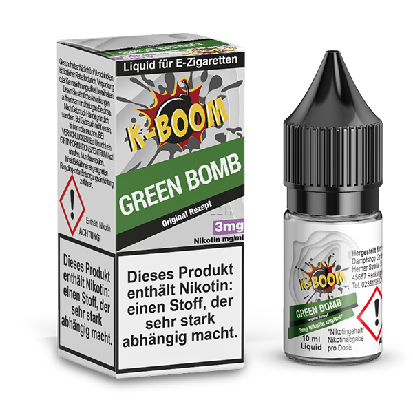 K-BOOM Green Bomb Original Rezept Liquid 10 ml